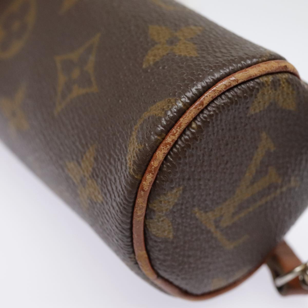 LOUIS VUITTON Monogram Papillon Pouch Vintage LV Auth fm3854