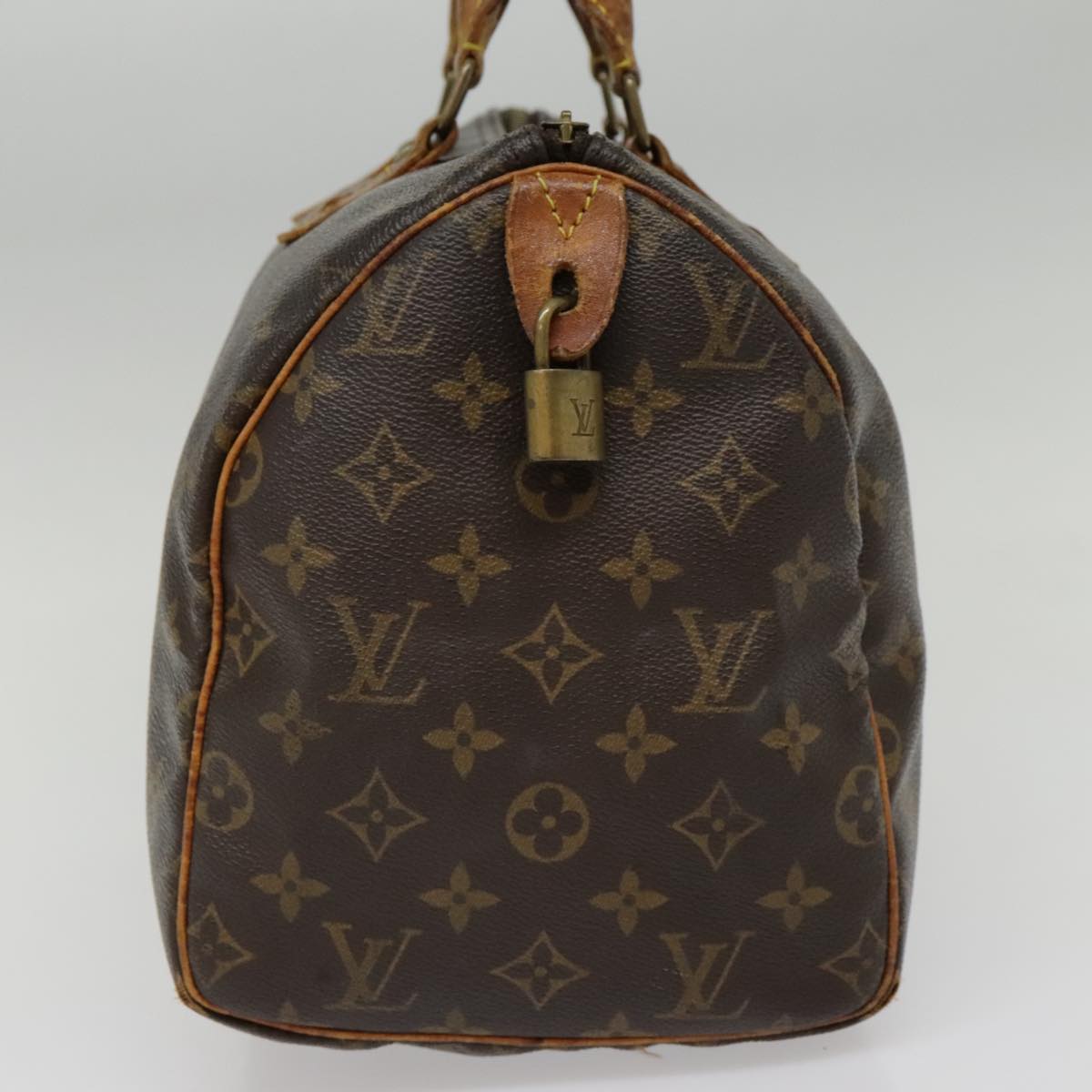 LOUIS VUITTON Monogram Speedy 30 Hand Bag M41526 LV Auth fm3857