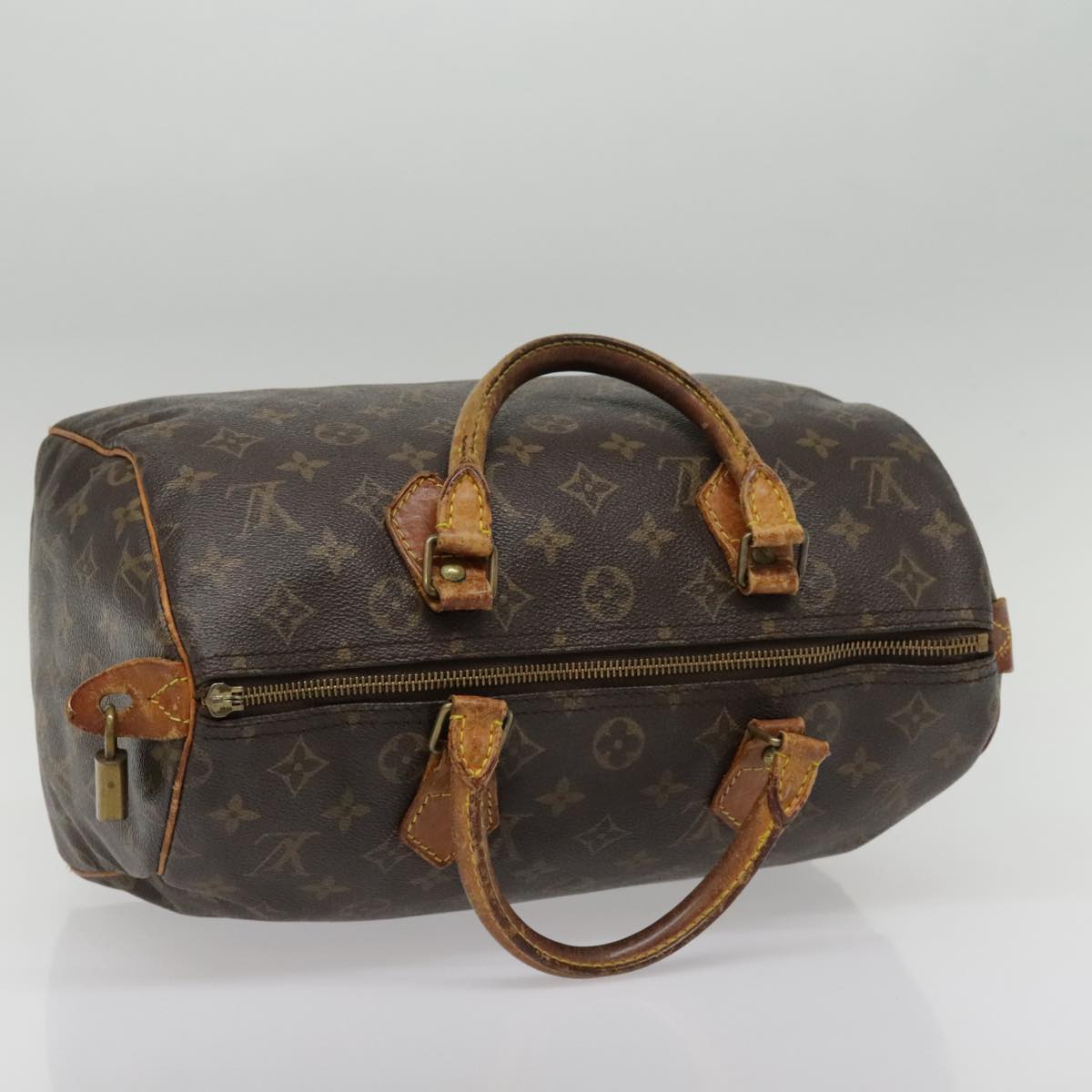 LOUIS VUITTON Monogram Speedy 30 Hand Bag M41526 LV Auth fm3857