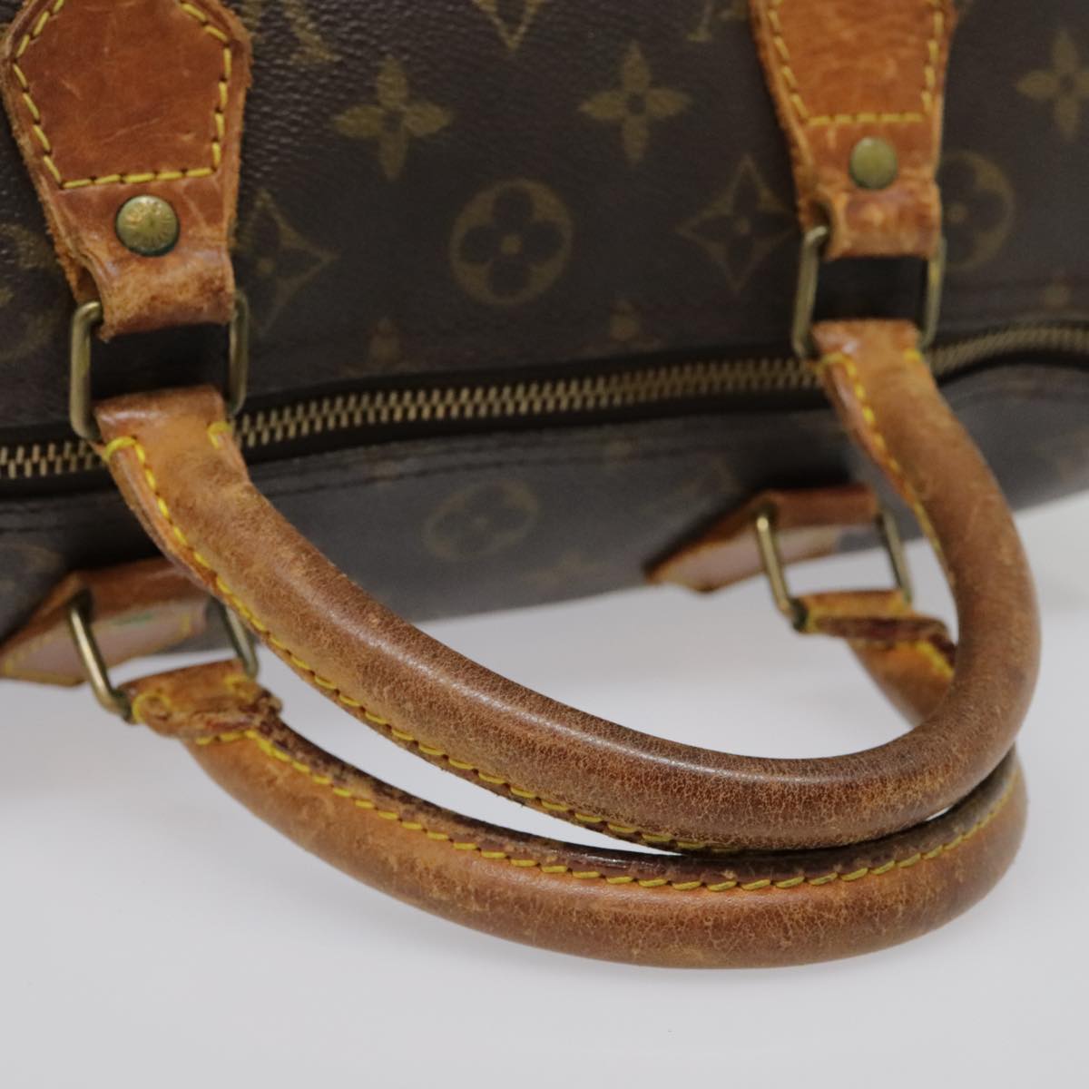 LOUIS VUITTON Monogram Speedy 30 Hand Bag M41526 LV Auth fm3857