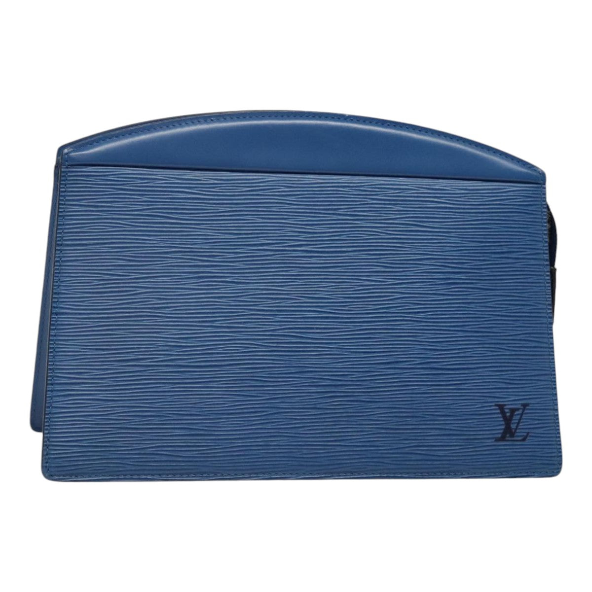 LOUIS VUITTON Epi Trousse Crete Pouch Blue M48405 LV Auth fm3886