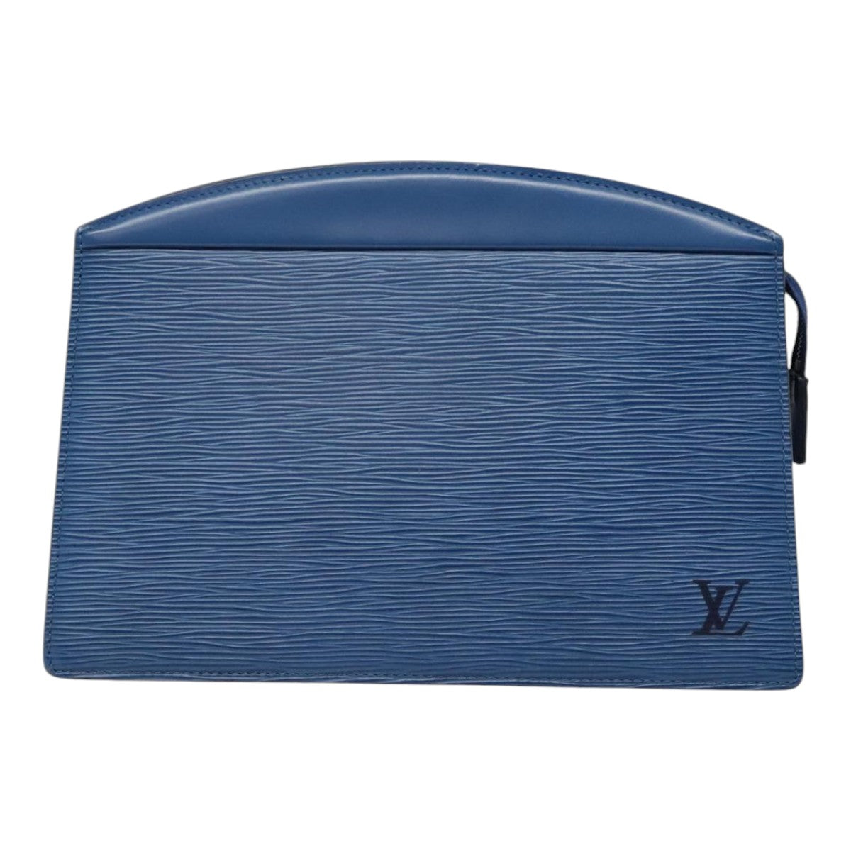 LOUIS VUITTON Epi Trousse Crete Pouch Blue M48405 LV Auth fm3886