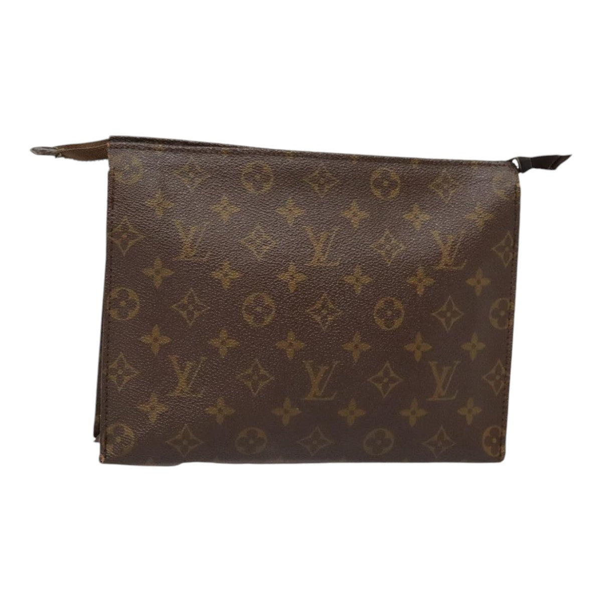 LOUIS VUITTON Monogram Poche Toilette 26 Pouch Vintage M47542 LV Auth fm3895