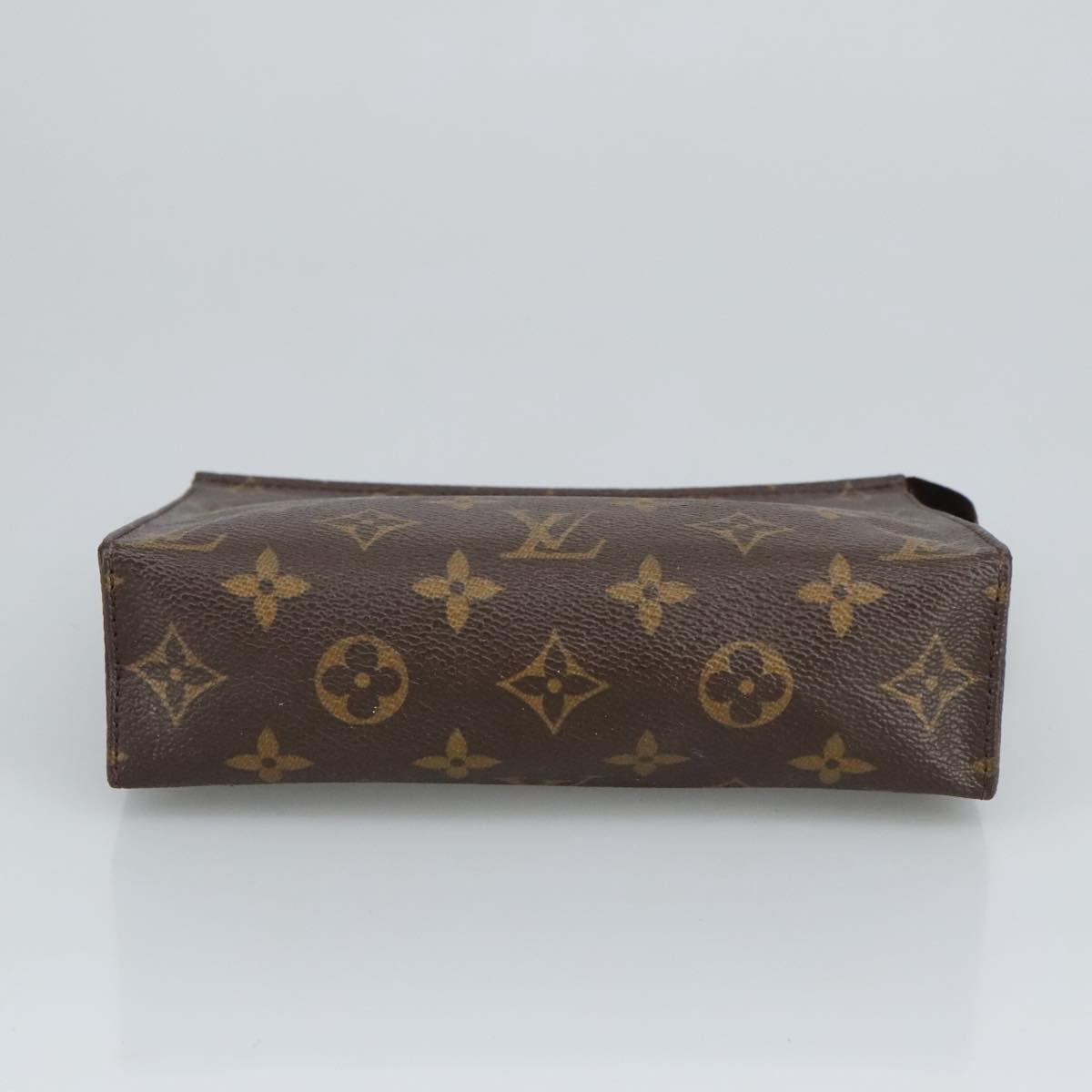 LOUIS VUITTON Monogram Poche Toilette 19 Pouch M47544 LV Auth fm4027