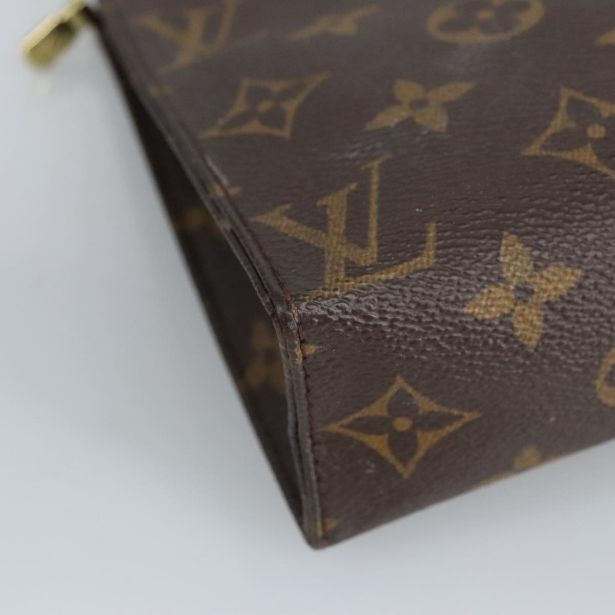 LOUIS VUITTON Monogram Poche Toilette 19 Pouch M47544 LV Auth fm4027