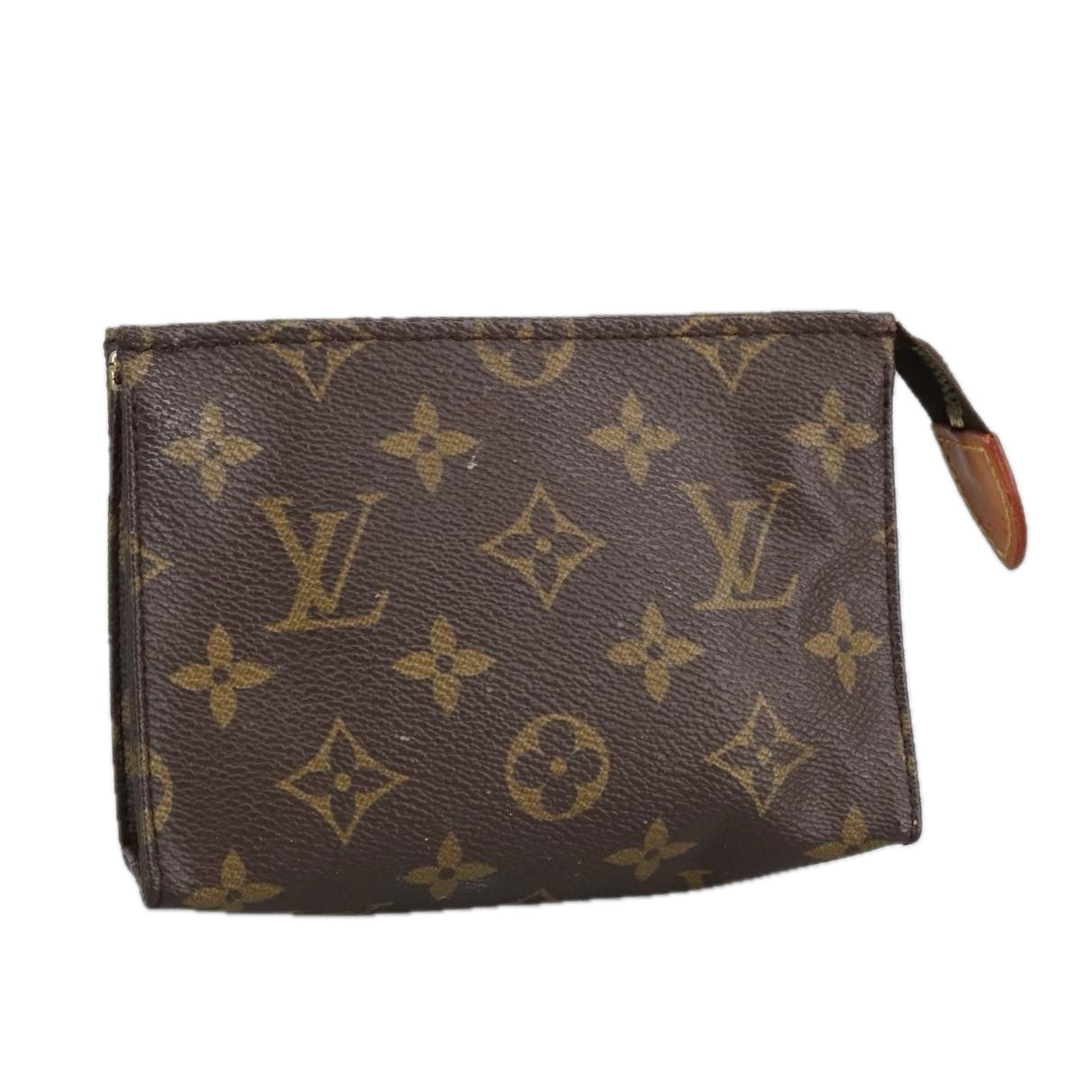 LOUIS VUITTON Monogram Poche Toilette 15 Pouch M47546 LV Auth fm4031