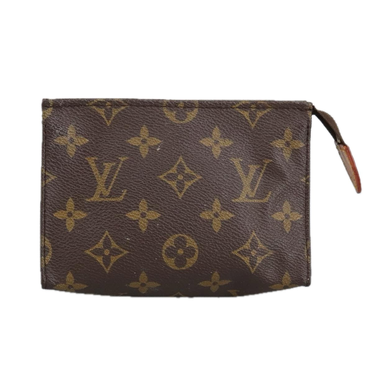 LOUIS VUITTON Monogram Poche Toilette 15 Pouch M47546 LV Auth fm4031