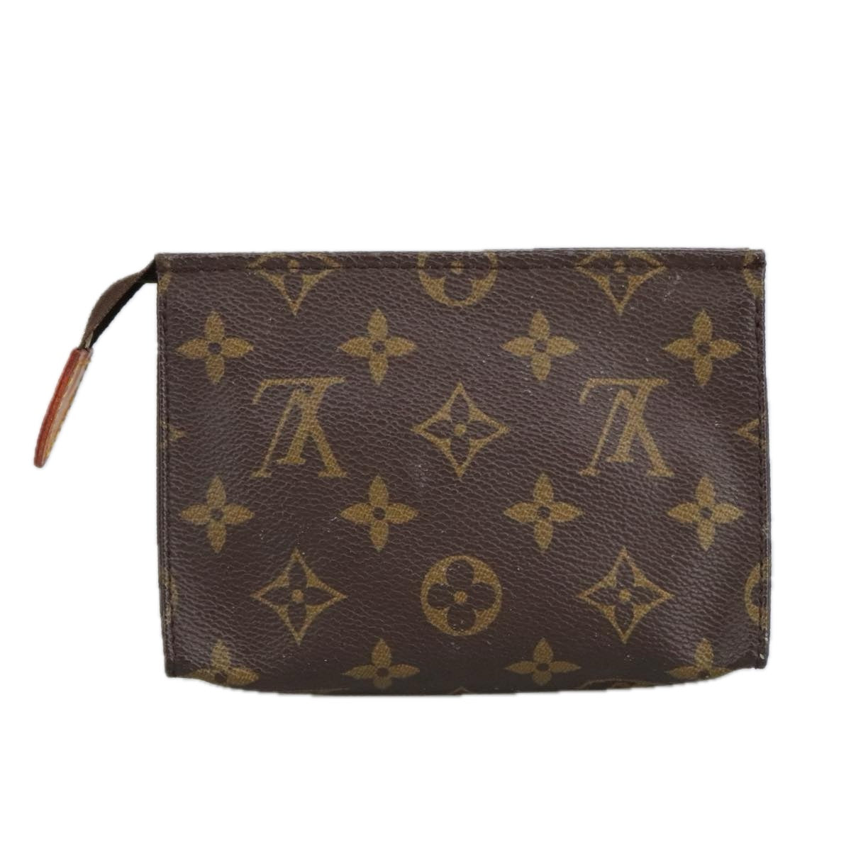 LOUIS VUITTON Monogram Poche Toilette 15 Pouch M47546 LV Auth fm4031