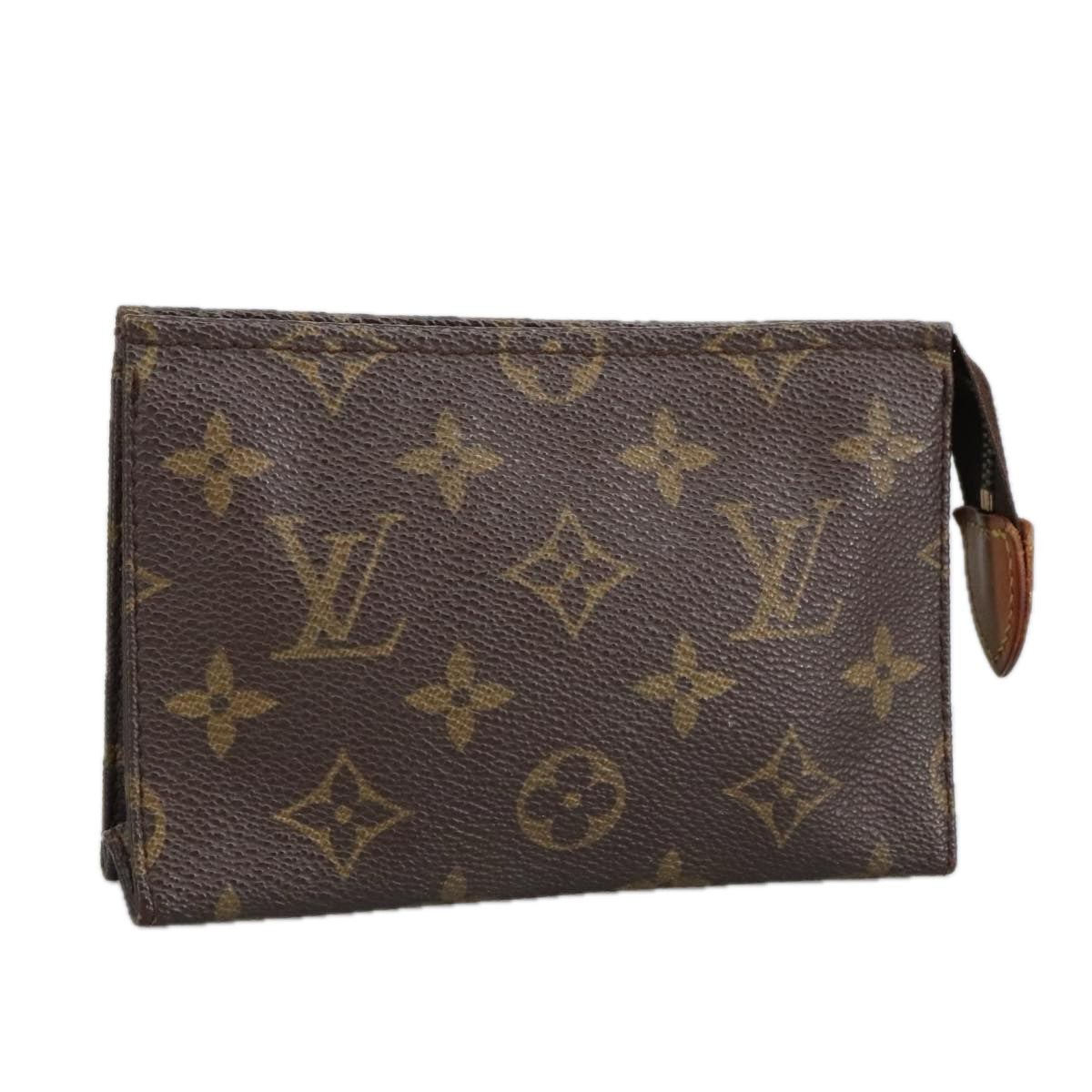 LOUIS VUITTON Monogram Poche Toilette 15 Pouch M47546 LV Auth fm4032