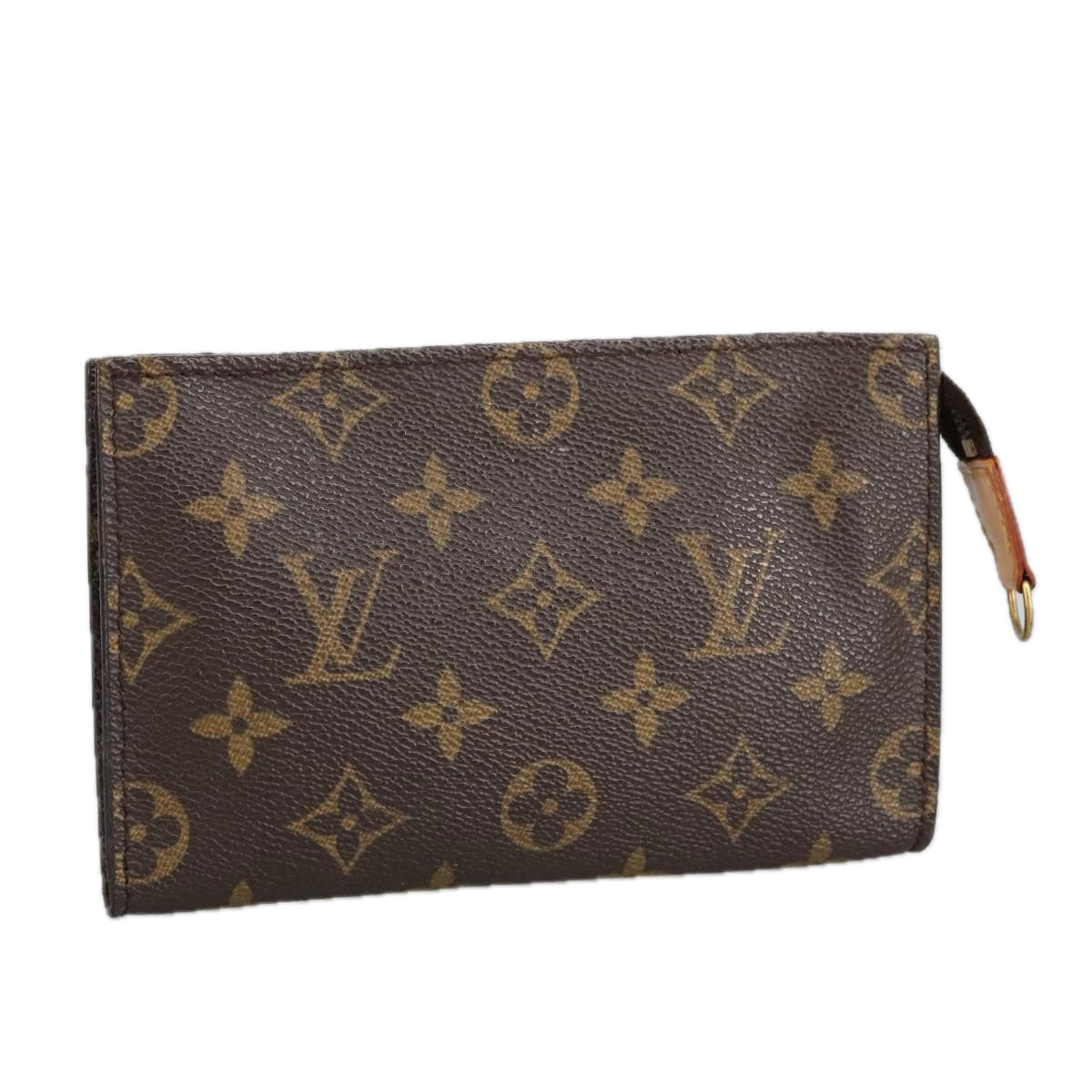 LOUIS VUITTON Monogram Bucket PM Accessory Pouch LV Auth fm4033