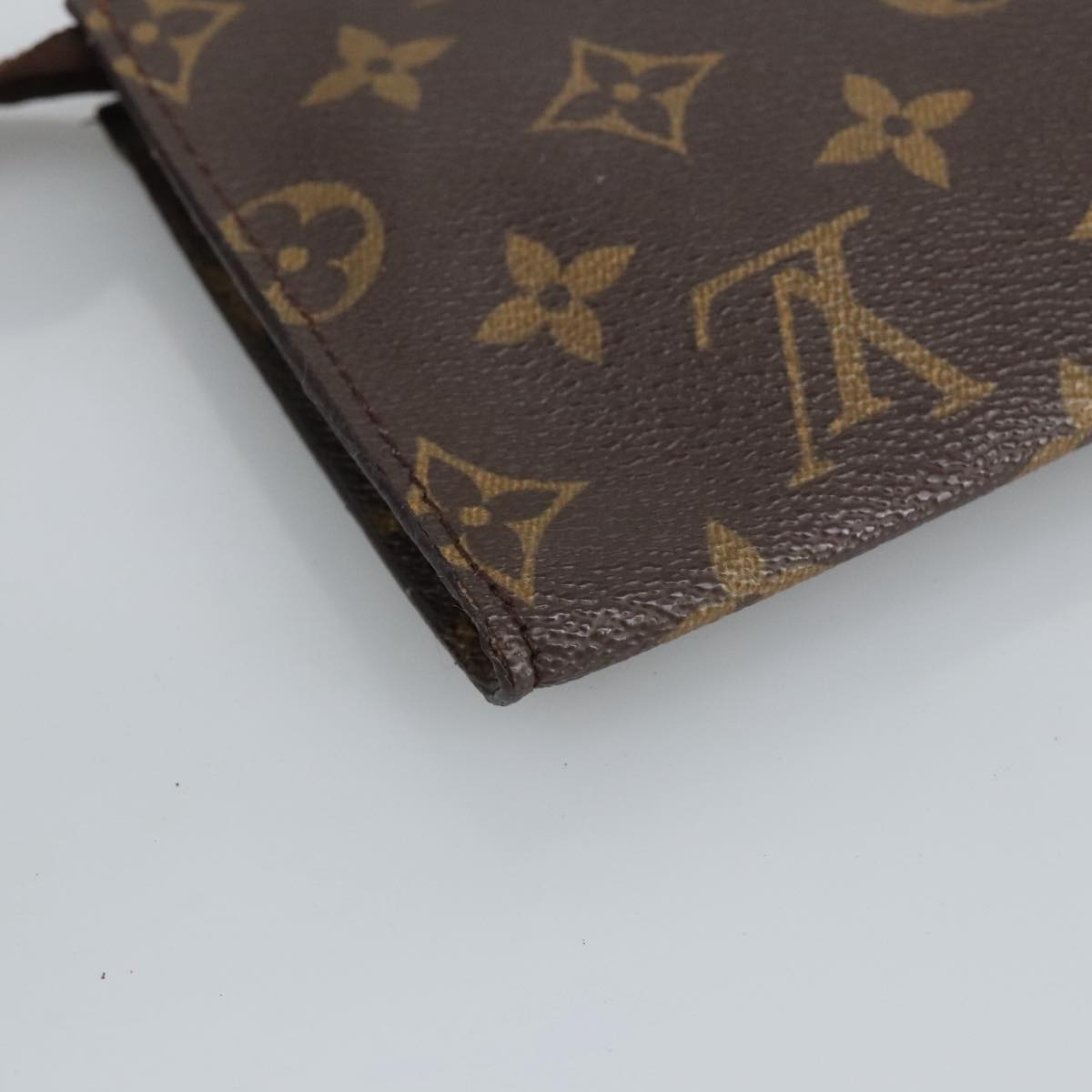 LOUIS VUITTON Monogram Bucket PM Accessory Pouch LV Auth fm4033