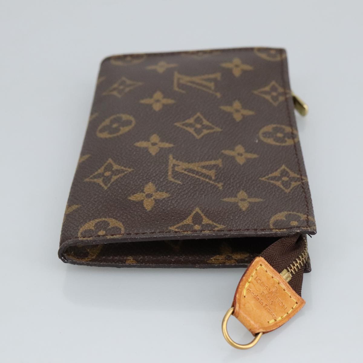 LOUIS VUITTON Monogram Bucket PM Accessory Pouch LV Auth fm4033