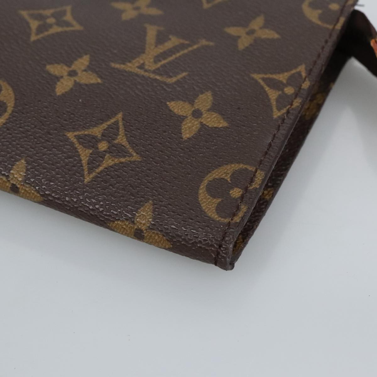 LOUIS VUITTON Monogram Bucket PM Accessory Pouch LV Auth fm4033