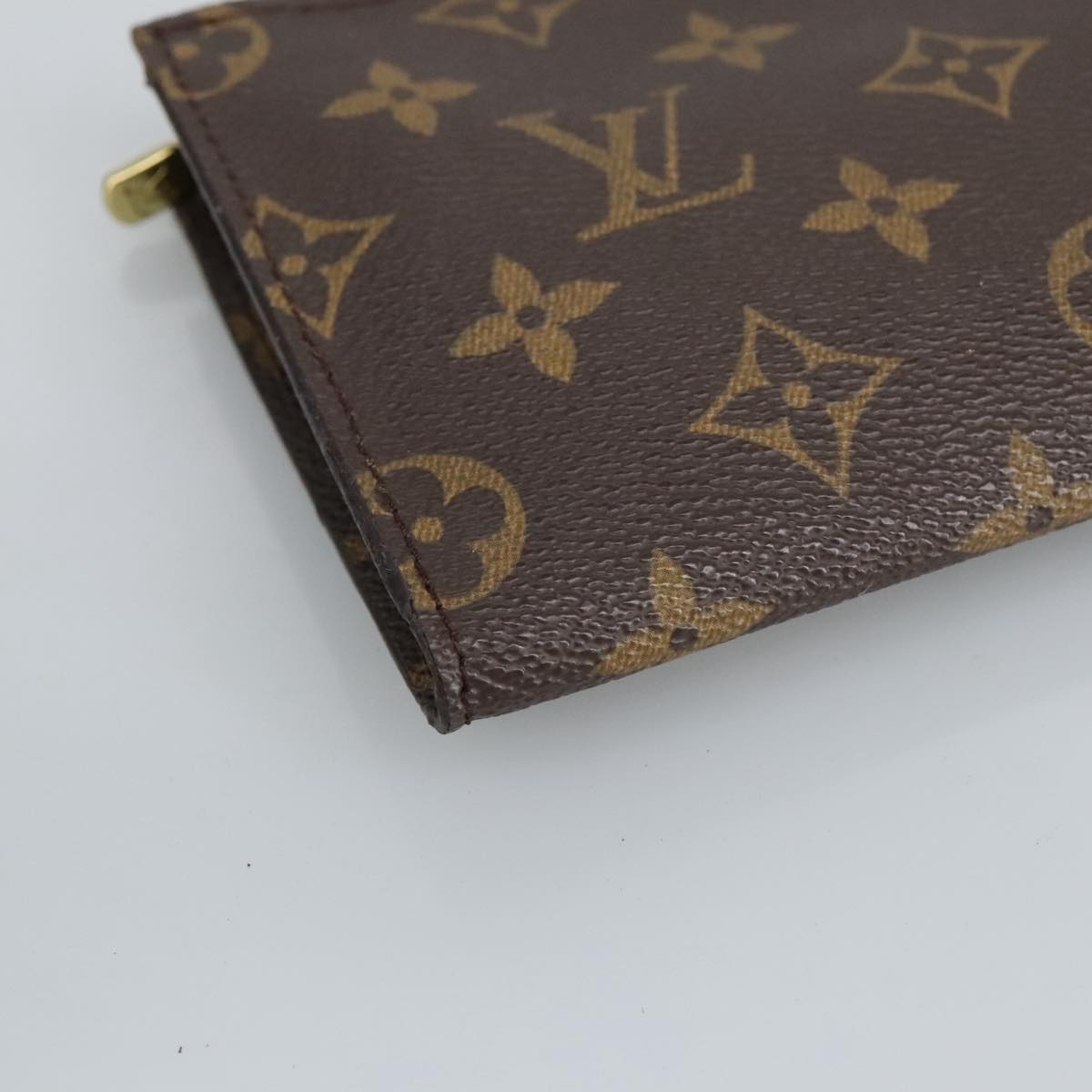 LOUIS VUITTON Monogram Bucket PM Accessory Pouch LV Auth fm4033