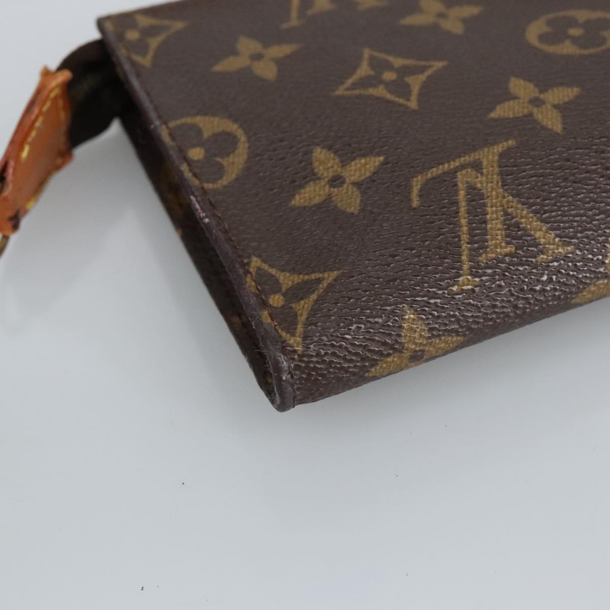 LOUIS VUITTON Monogram Bucket PM Accessory Pouch LV Auth fm4034