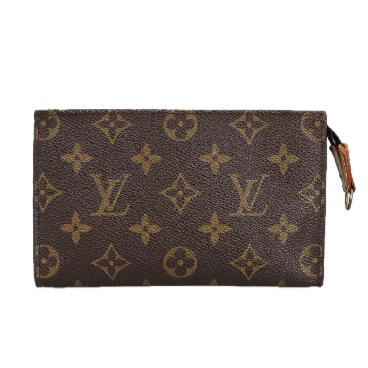 LOUIS VUITTON Monogram Bucket PM Accessory Pouch LV Auth fm4034