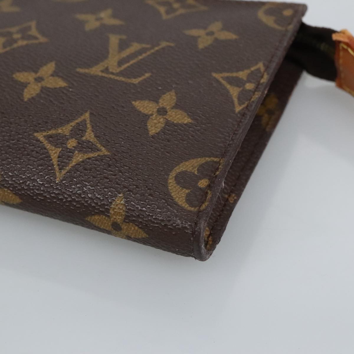 LOUIS VUITTON Monogram Bucket PM Accessory Pouch LV Auth fm4034