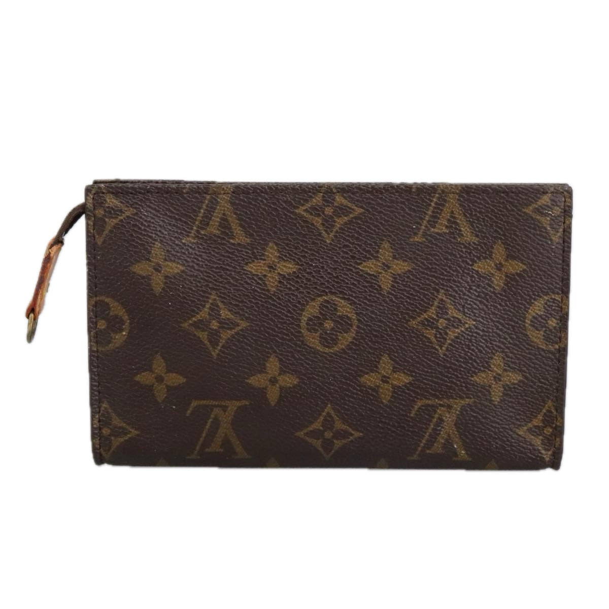 LOUIS VUITTON Monogram Bucket PM Accessory Pouch LV Auth fm4035