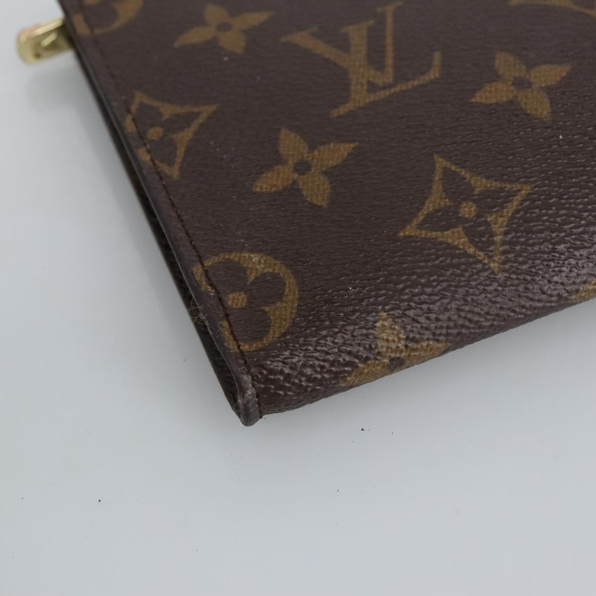 LOUIS VUITTON Monogram Bucket PM Accessory Pouch LV Auth fm4035