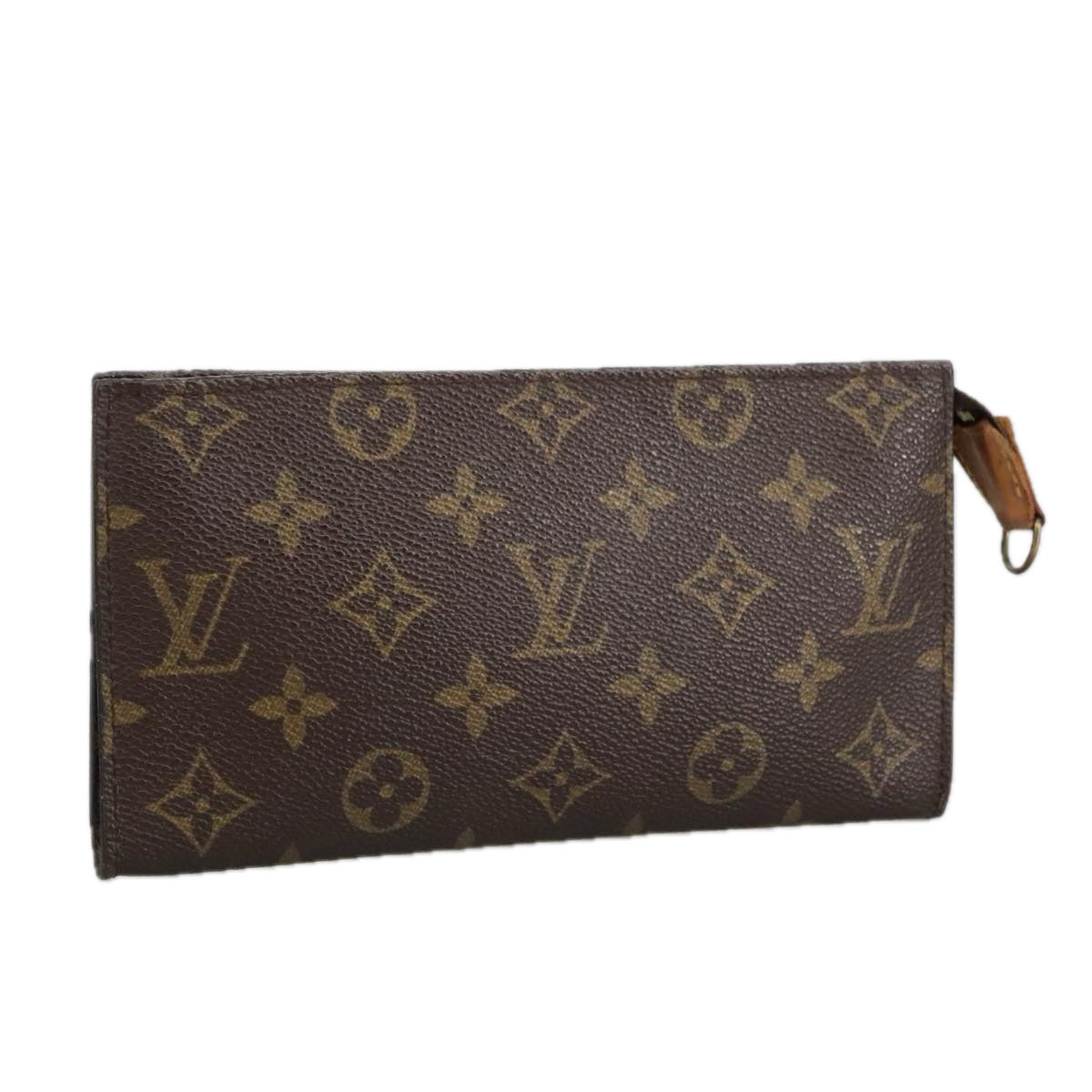 LOUIS VUITTON Monogram Bucket GM Pouch Accessory Pouch LV Auth fm4037