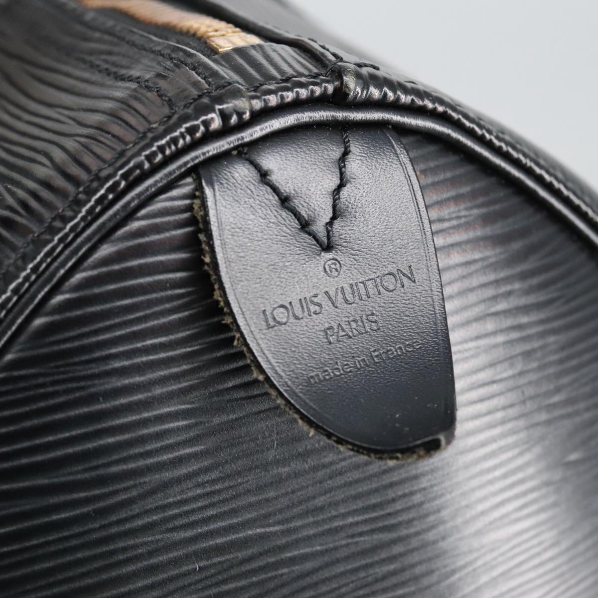 LOUIS VUITTON Epi Speedy 30 Hand Bag Noir Black M43002 LV Auth fm4055