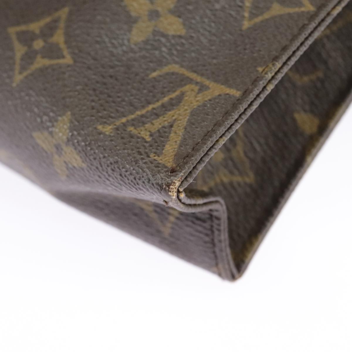 LOUIS VUITTON Monogram Poche Toilette 19 Pouch M47544 LV Auth fm4089