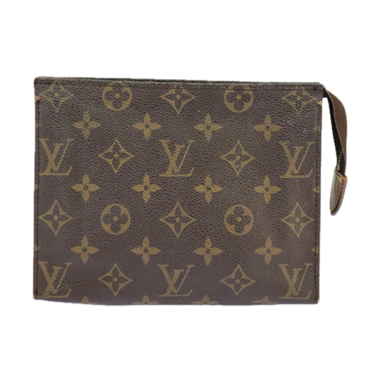 LOUIS VUITTON Monogram Poche Toilette 19 Pouch M47544 LV Auth fm4089