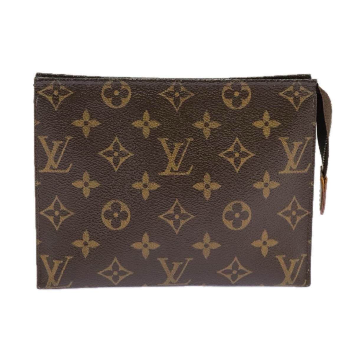 LOUIS VUITTON Monogram Poche Toilette 19 Pouch M47544 LV Auth fm4090