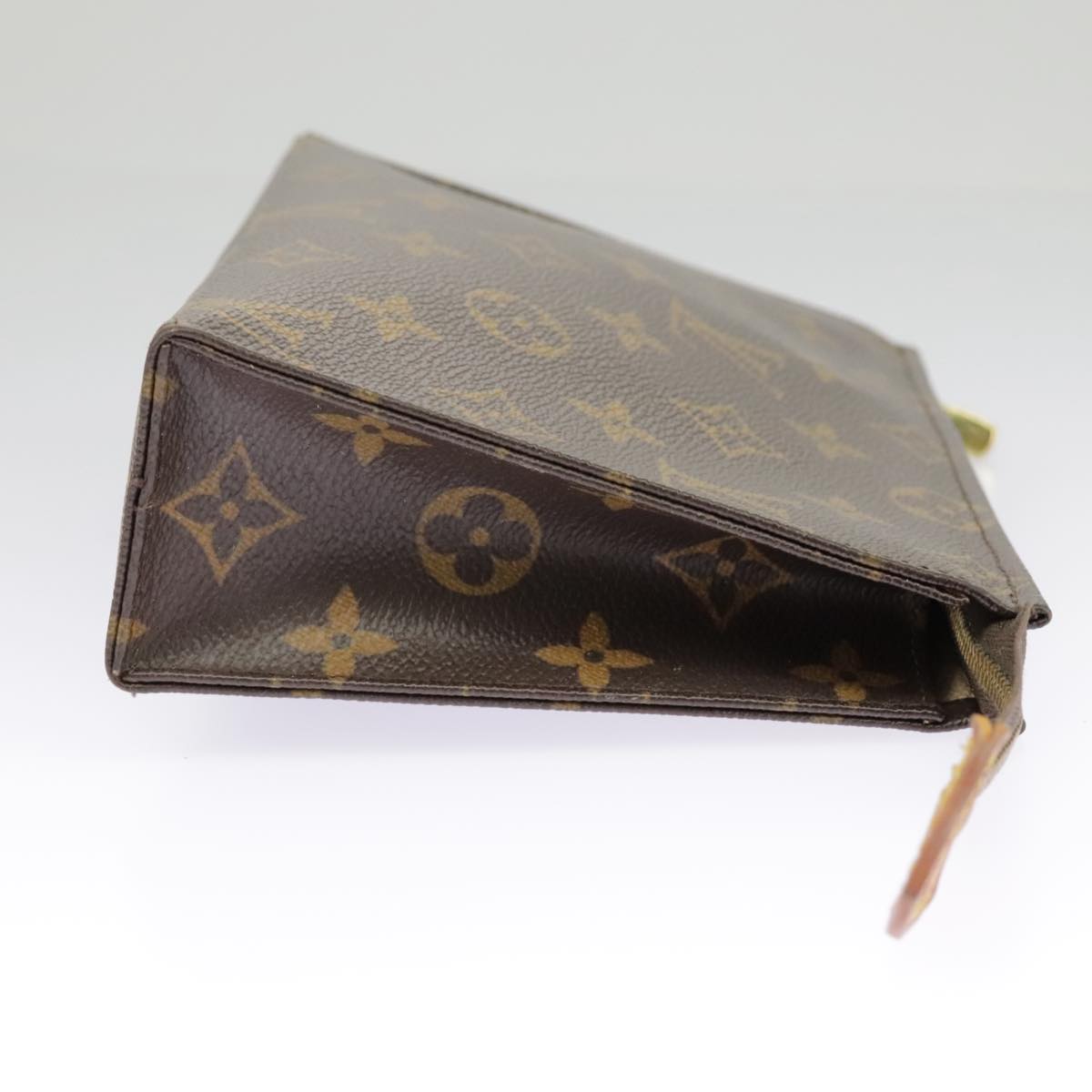 LOUIS VUITTON Monogram Poche Toilette 19 Pouch M47544 LV Auth fm4090