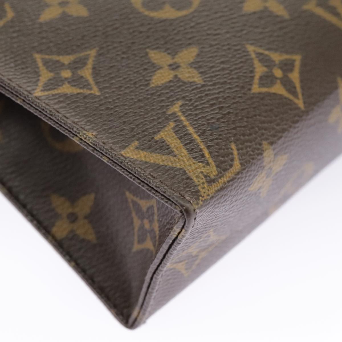 LOUIS VUITTON Monogram Poche Toilette 19 Pouch M47544 LV Auth fm4090