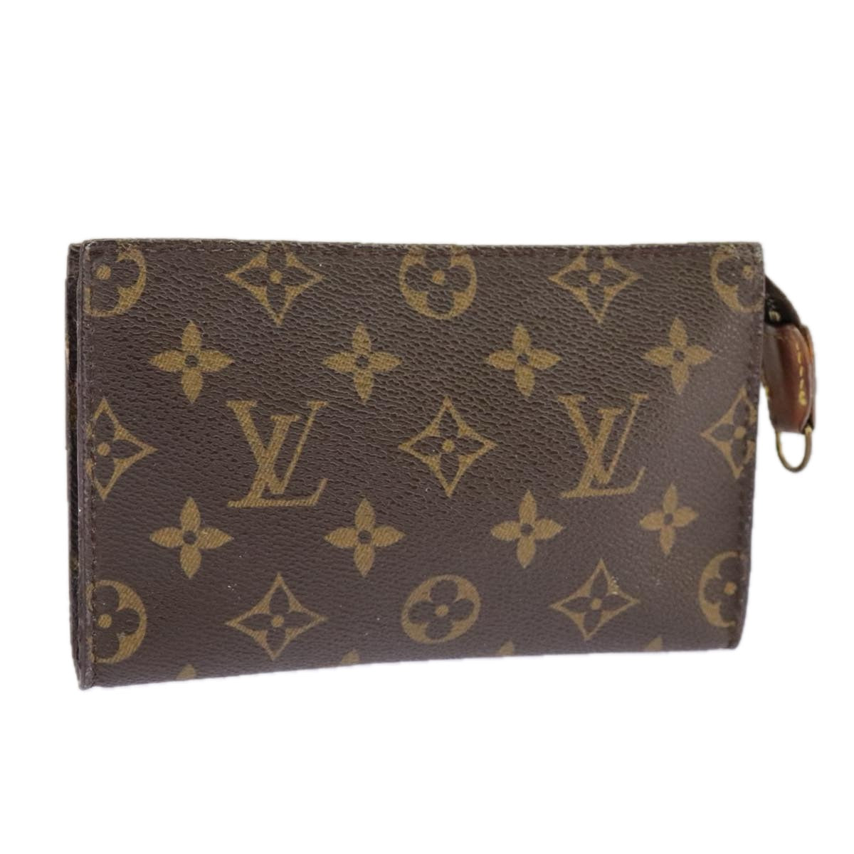 LOUIS VUITTON Monogram Bucket PM Accessory Pouch LV Auth fm4092