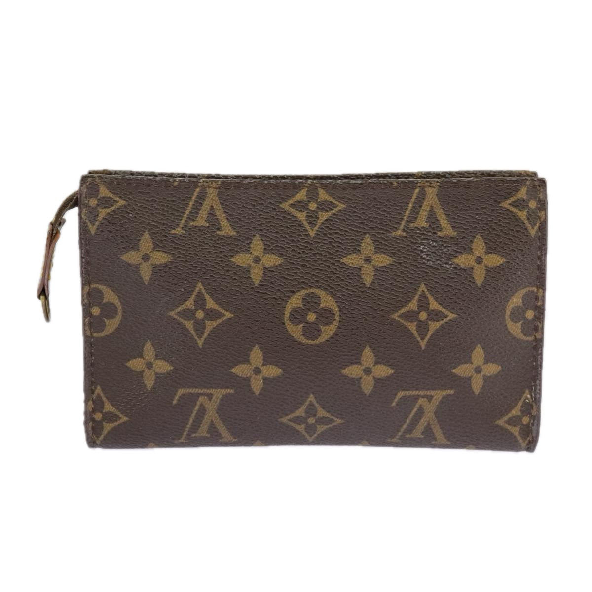 LOUIS VUITTON Monogram Bucket PM Accessory Pouch LV Auth fm4092