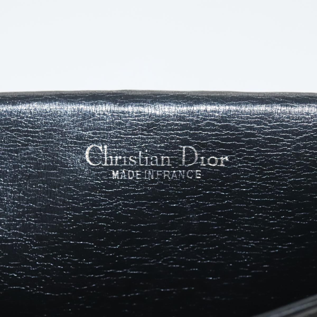 Christian Dior Trotter Canvas Clutch Bag Navy Auth fm4106