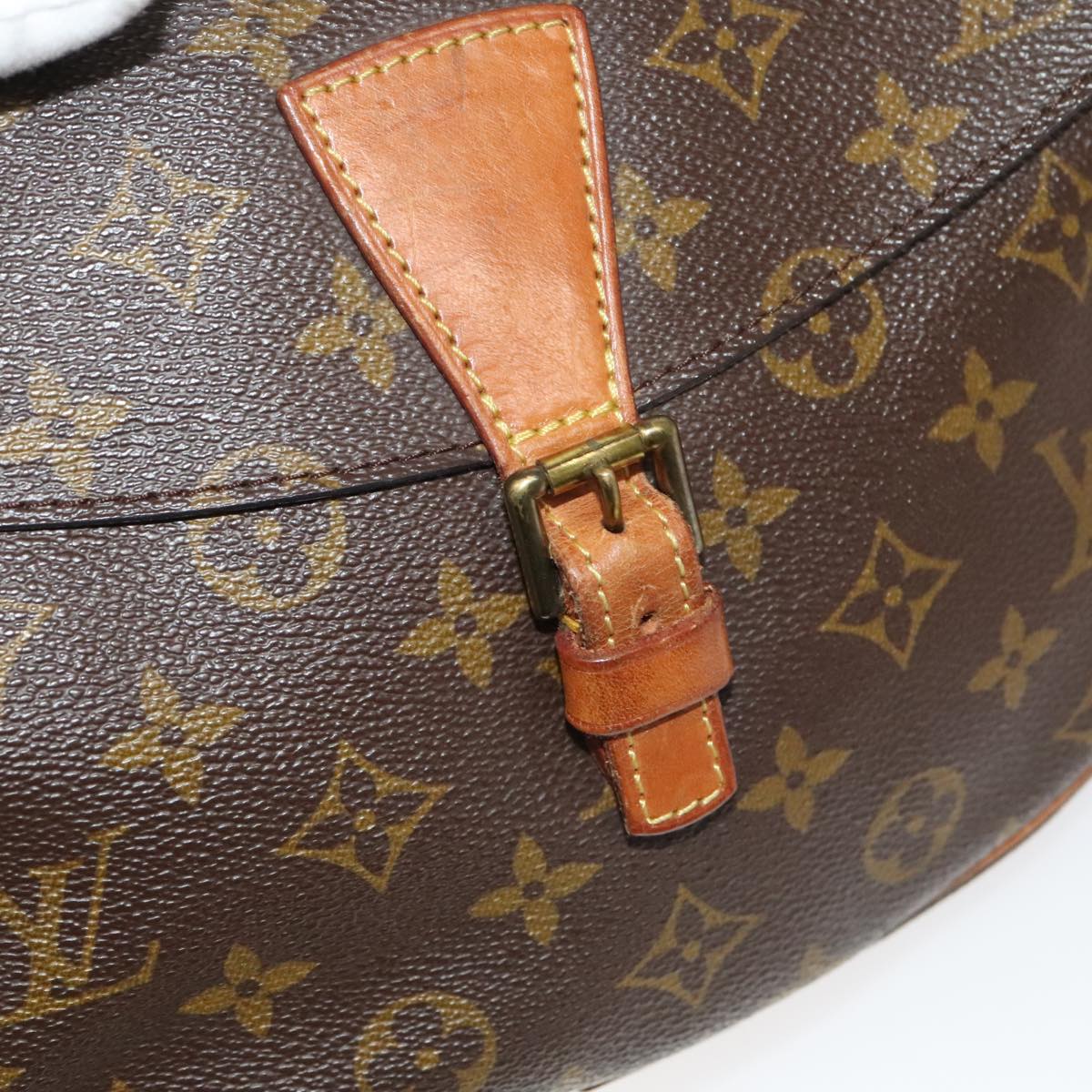 LOUIS VUITTON Monogram Jeune Fille MM Shoulder Bag Vintage M51226 LV Auth fm4117