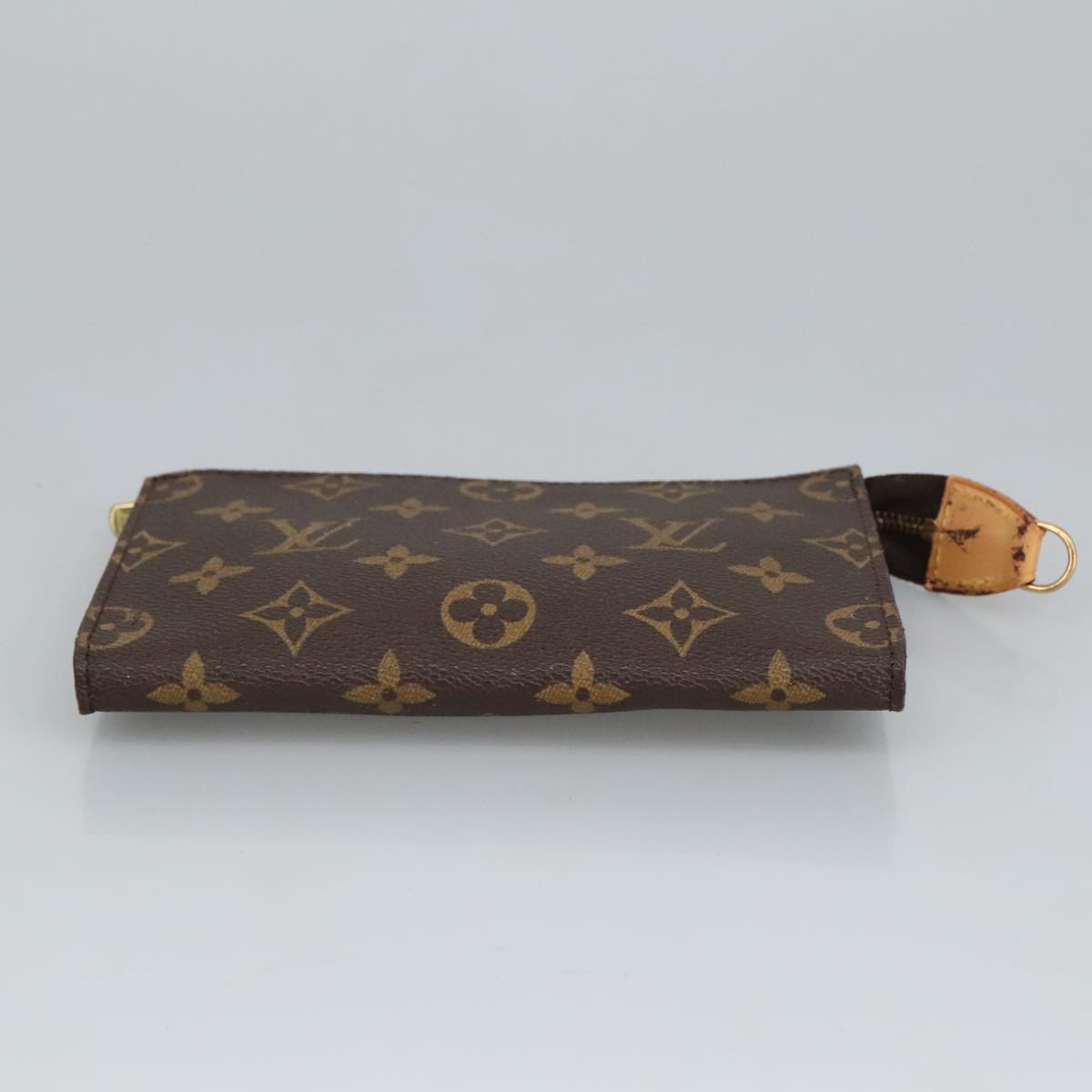 LOUIS VUITTON Monogram Bucket PM Accessory Pouch LV Auth fm4129