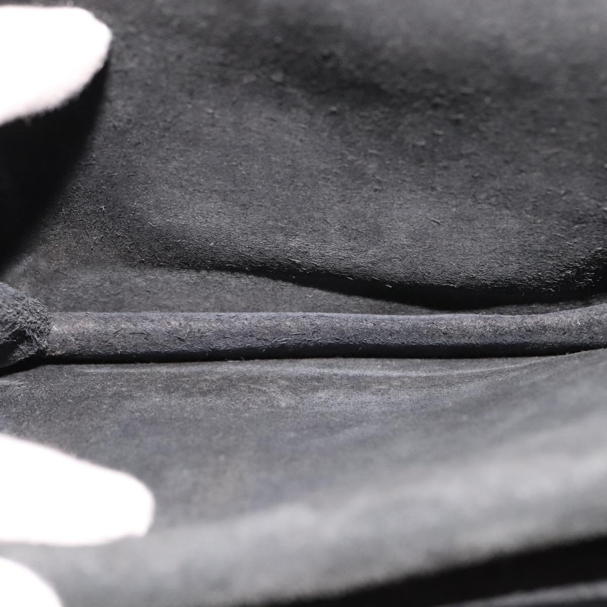 Christian Dior Shoulder Bag Leather Black Auth fm4252