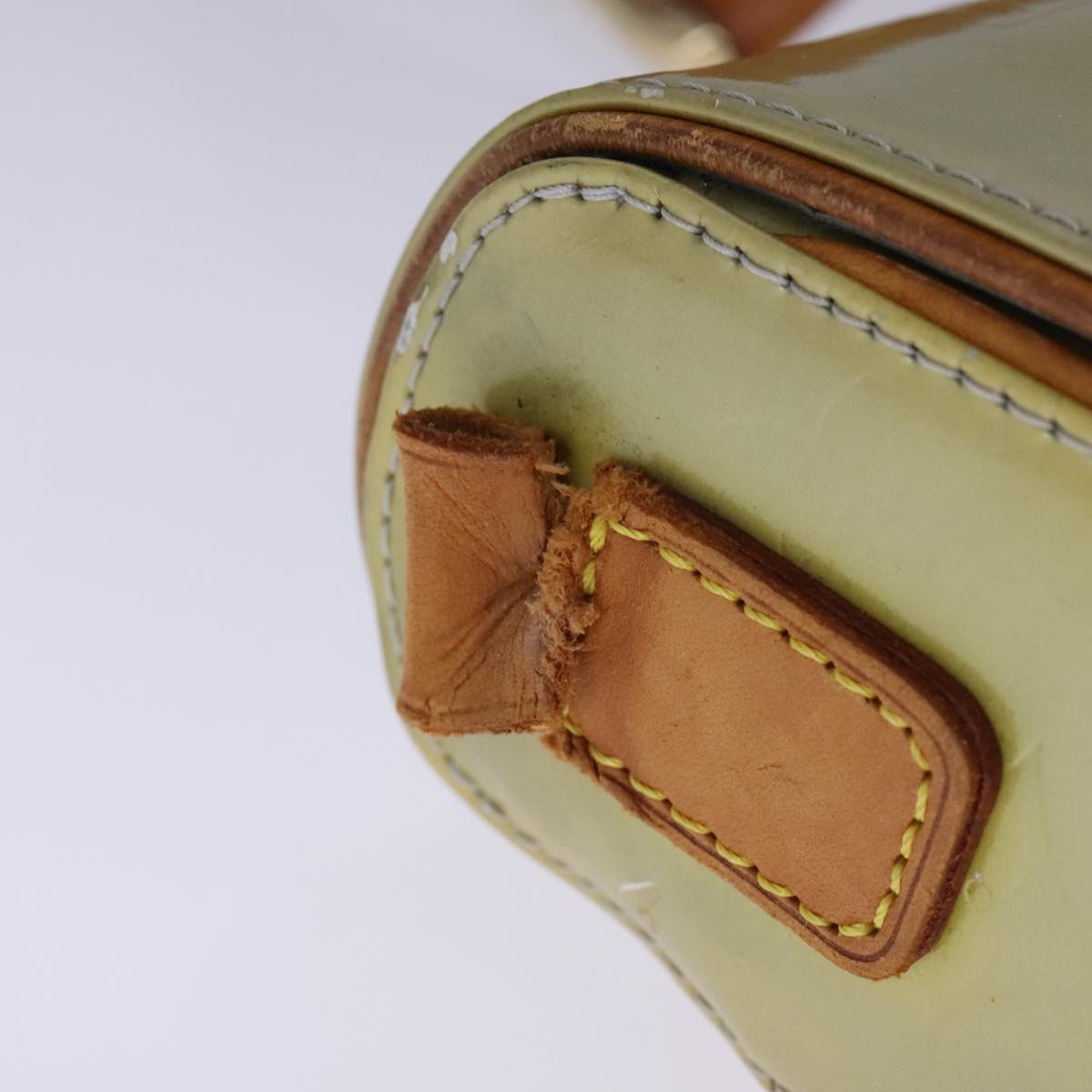 LOUIS VUITTON Monogram Vernis Christie GM Shoulder Bag Gris M91148 Auth fm4264