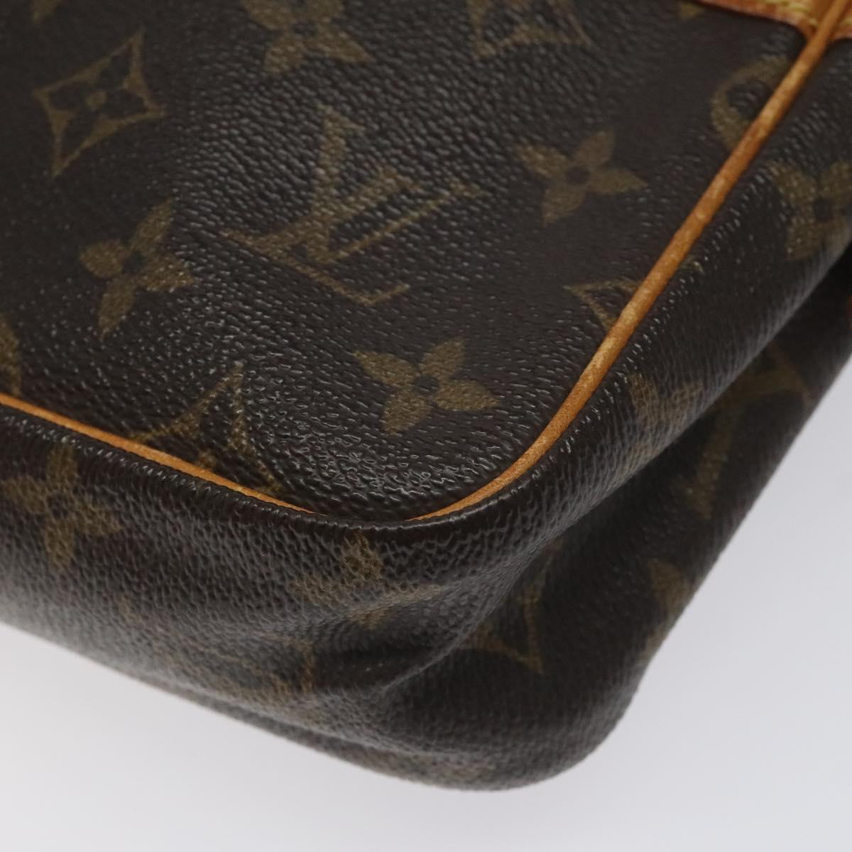 LOUIS VUITTON Monogram Compiegne 23 Clutch Bag M51847 LV Auth fm4345