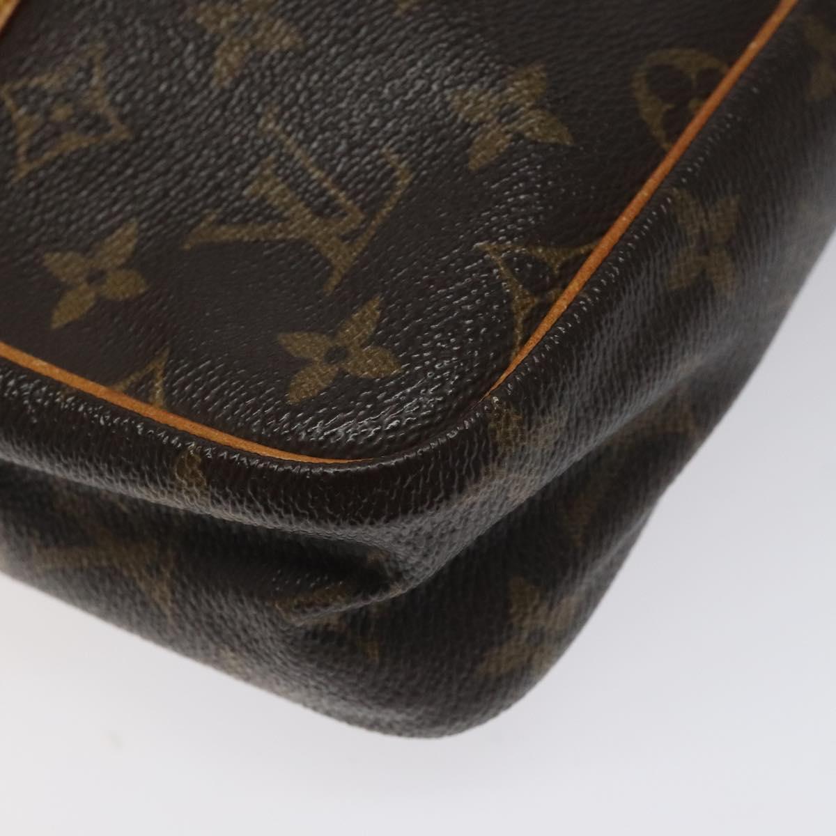 LOUIS VUITTON Monogram Compiegne 23 Clutch Bag M51847 LV Auth fm4345