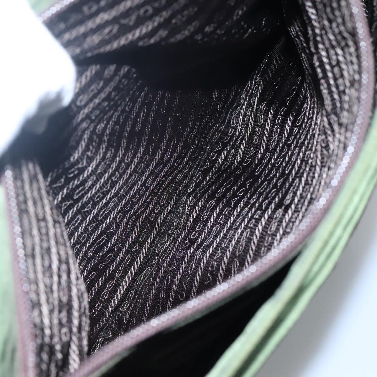 PRADA Tote Bag Nylon Khaki Auth fm4369