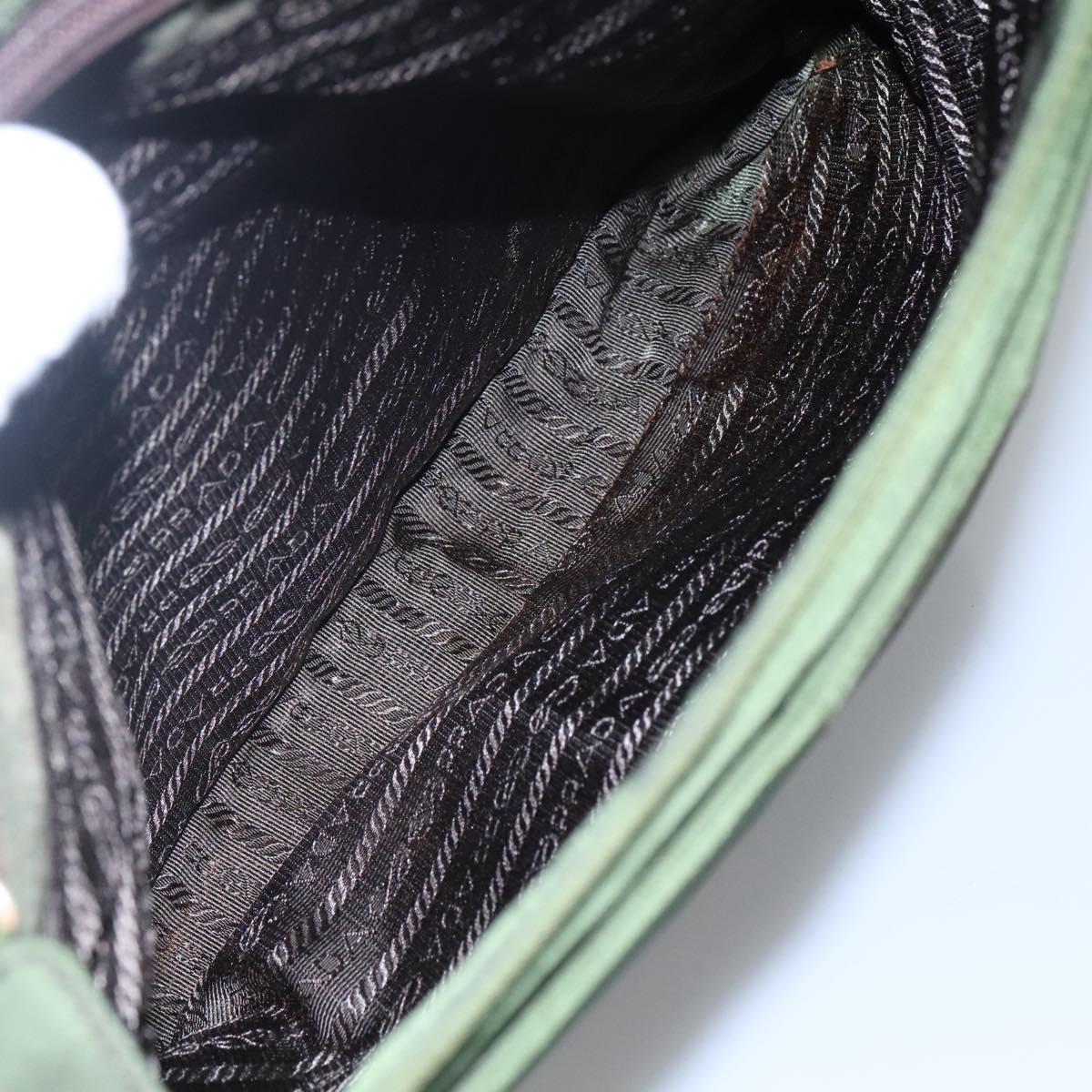 PRADA Tote Bag Nylon Khaki Auth fm4369