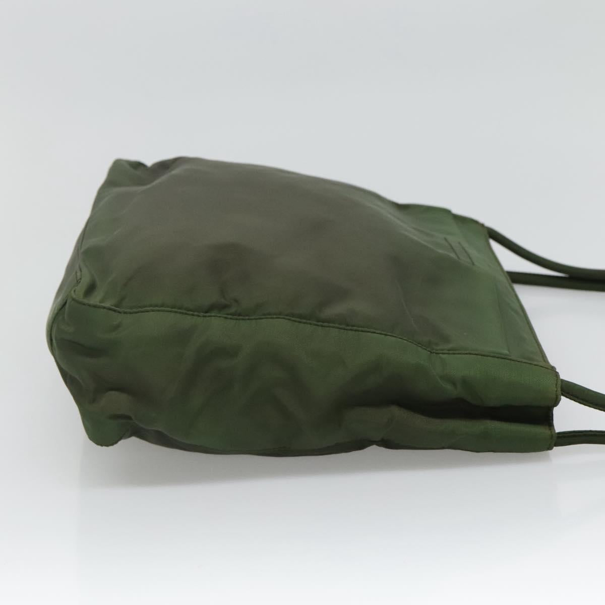 PRADA Tote Bag Nylon Khaki Auth fm4369