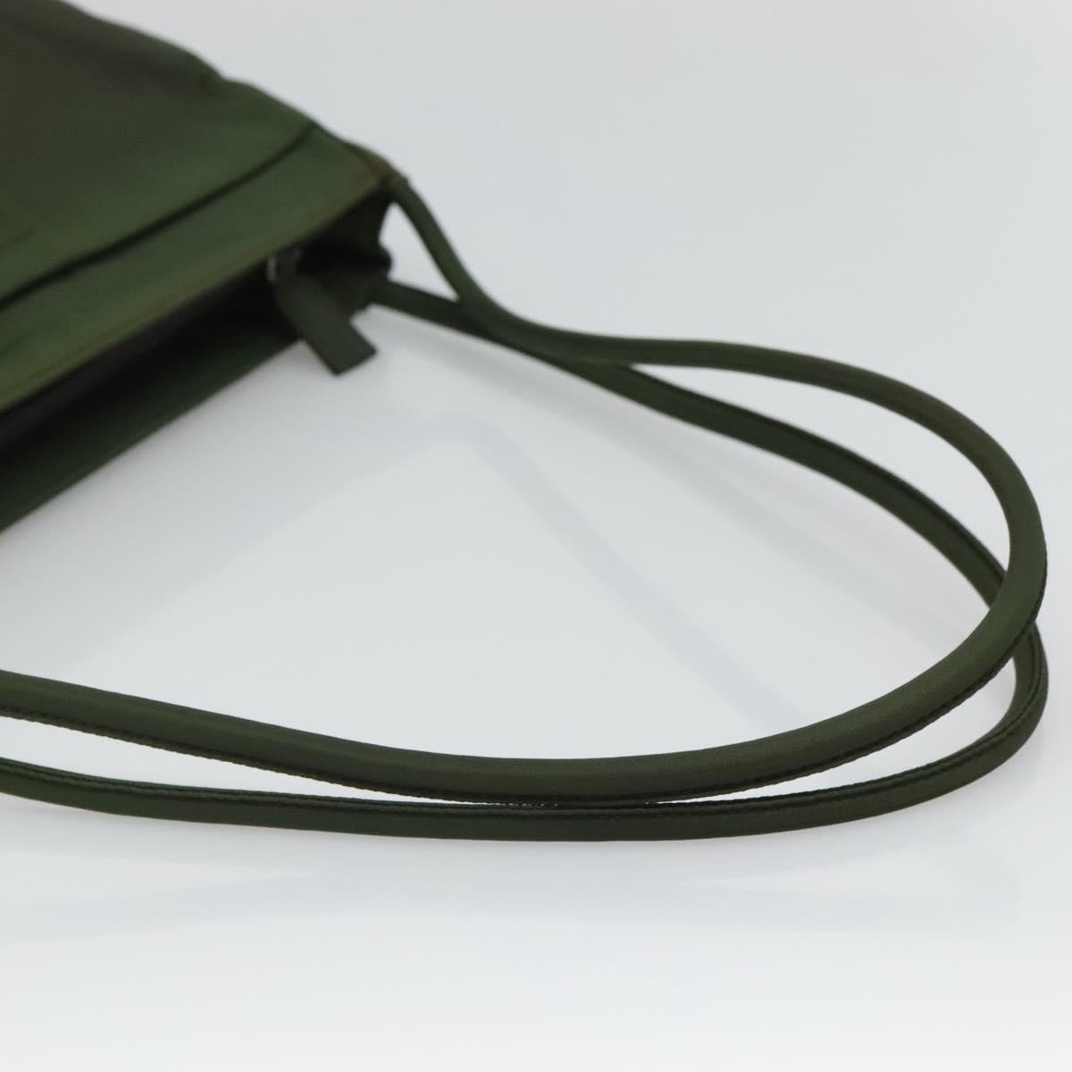 PRADA Tote Bag Nylon Khaki Auth fm4369