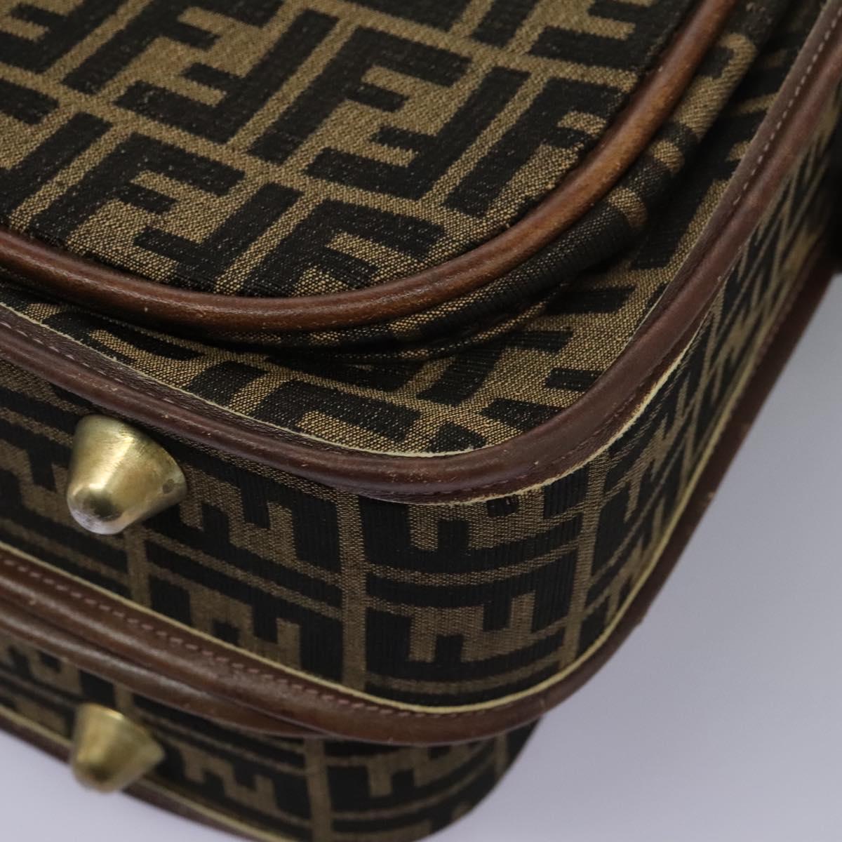 FENDI Zucca Canvas Garment Cover Brown Auth fm4432