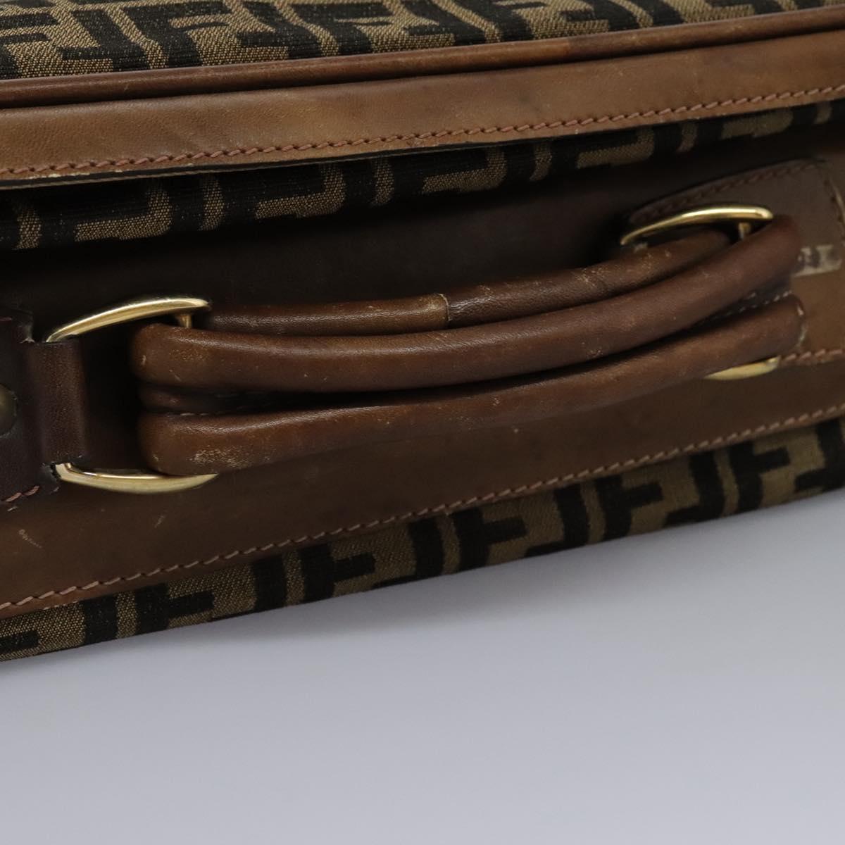 FENDI Zucca Canvas Garment Cover Brown Auth fm4432