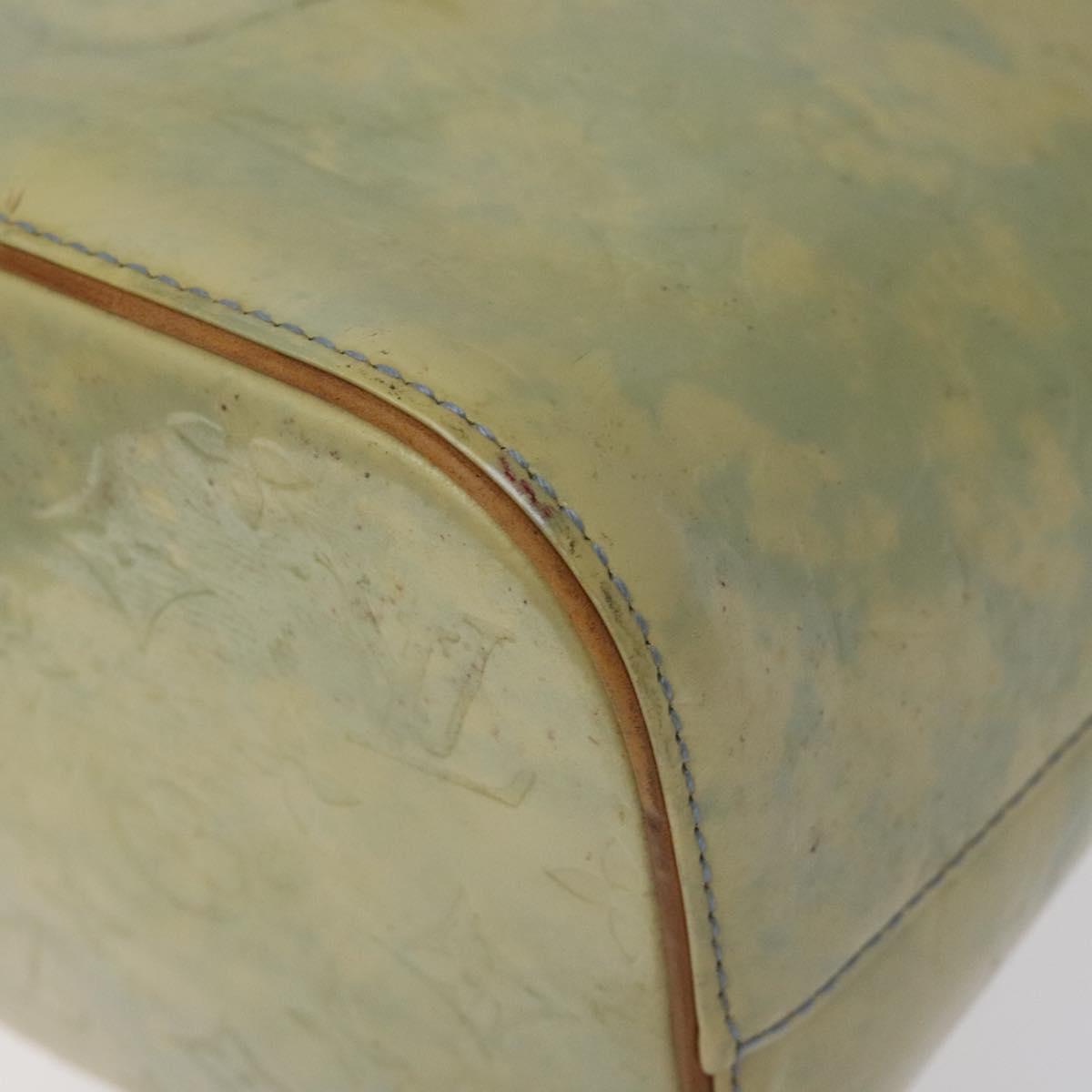 LOUIS VUITTON Monogram Vernis Houston Hand Bag Lavande M91218 LV Auth fm4471