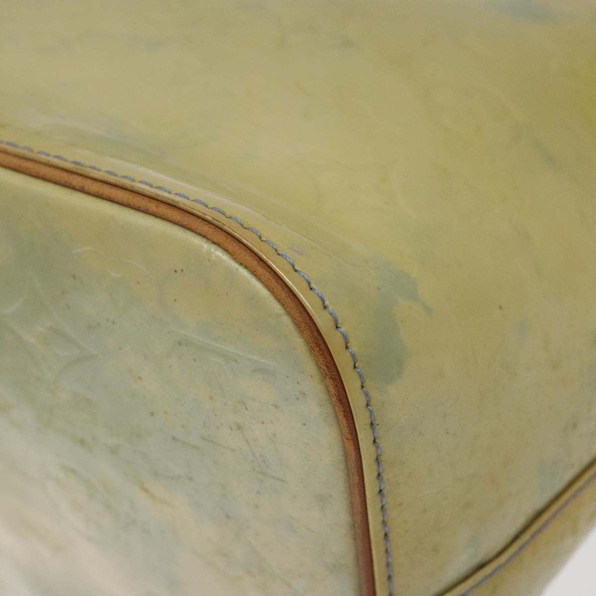 LOUIS VUITTON Monogram Vernis Houston Hand Bag Lavande M91218 LV Auth fm4471