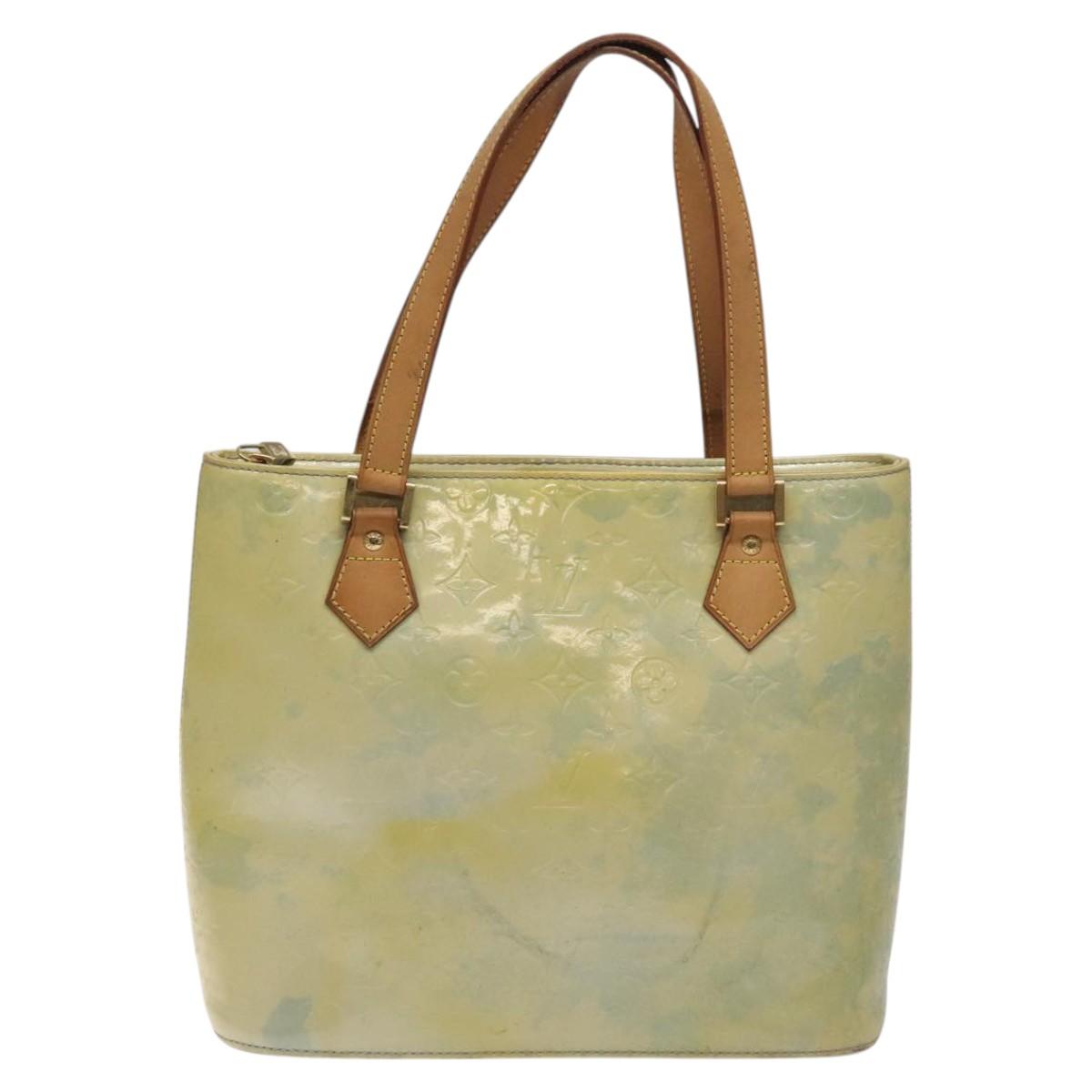 LOUIS VUITTON Monogram Vernis Houston Hand Bag Lavande M91218 LV Auth fm4471