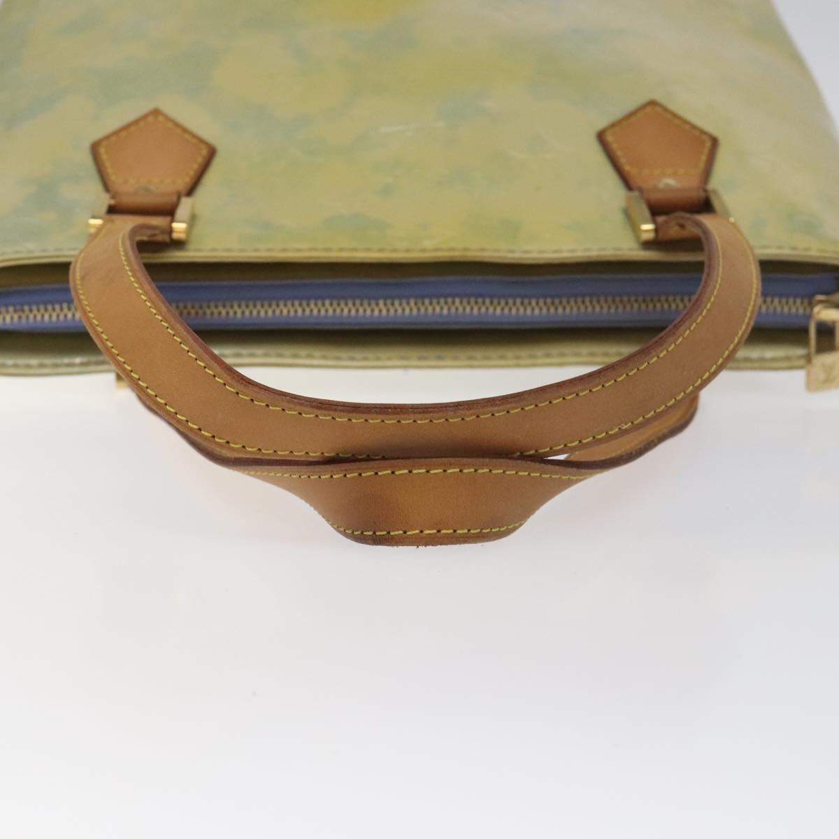 LOUIS VUITTON Monogram Vernis Houston Hand Bag Lavande M91218 LV Auth fm4471