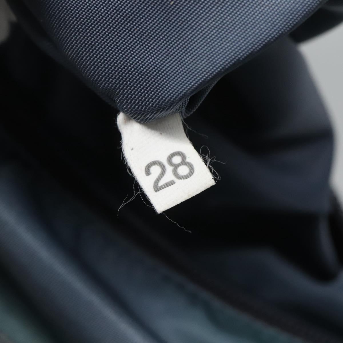 PRADA Hand Bag Nylon plastic Light Blue Silver clear Auth fm4546